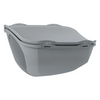 Moderna Mega Smart Extra Large Cat Litter Box, Titanium