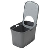 Top Entry Litter Box, Moderna Top Cat, Cool Grey