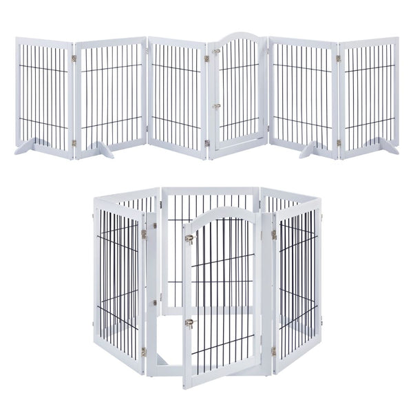 6 panel freestanding gate best sale