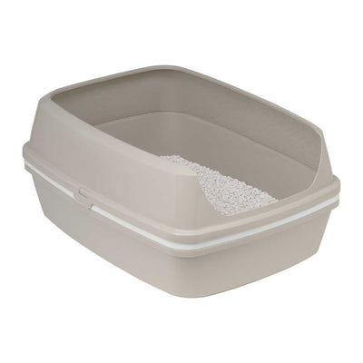 Scoop Free Cat Litter Box, Moderna Lift-to-Sift Grey, Large