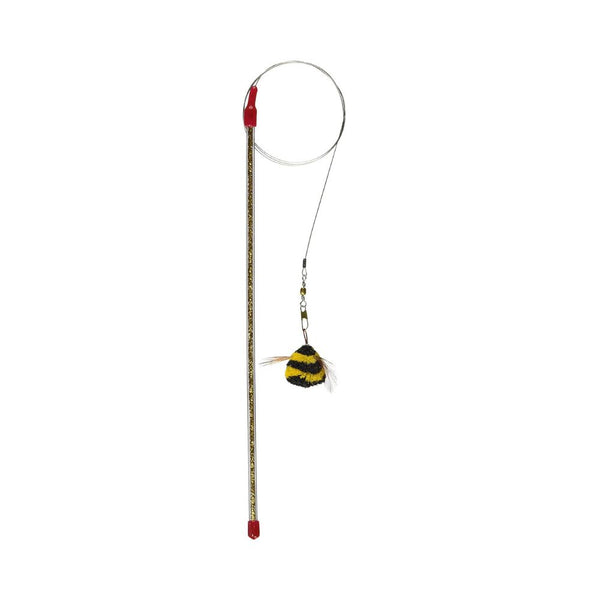 Go Cat Da Bird Cat Toy Wand with Bee Modern Pets