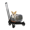 Ibiyaya NeoRider Multipurpose Detachable Pet Stroller, Silver Mist