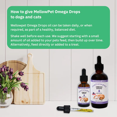 Calming MellowPet Omega Drops