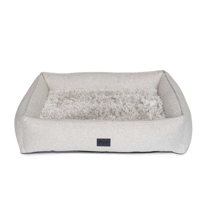 Dog Lounger Bed, Aspen Faux Fur