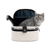 Ibiyaya Panorama Zipper-Free Small Pet Travel Carrier, Buttermilk