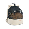 Ibiyaya Panorama Zipper-Free Small Pet Travel Carrier, Buttermilk