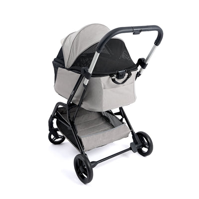 Ibiyaya InstaCollapse Detachable Dog Stroller, Taupe