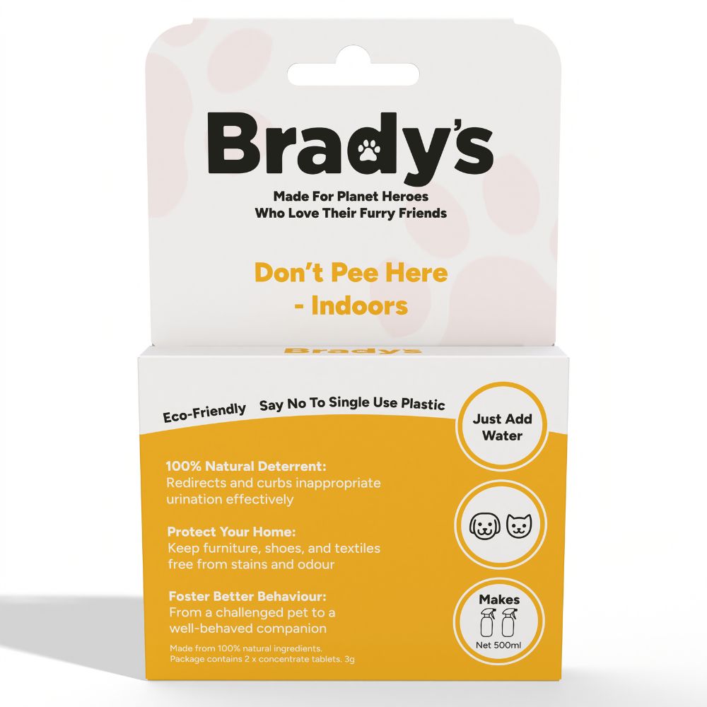 Brady s Don t Pee Here Spray Tablet for Dogs Modern Pets