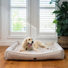 Dog Lounger Bed, Aspen Faux Fur