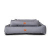 Ripstop Dog Lounger Bed, Steel Grey