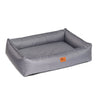 Ripstop Dog Lounger Bed, Steel Grey