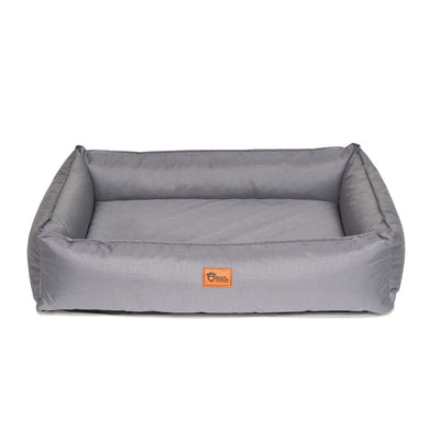 Ripstop Dog Lounger Bed, Steel Grey