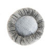 Harley Dog Bed, Harlow Grey & Artic Faux Fur