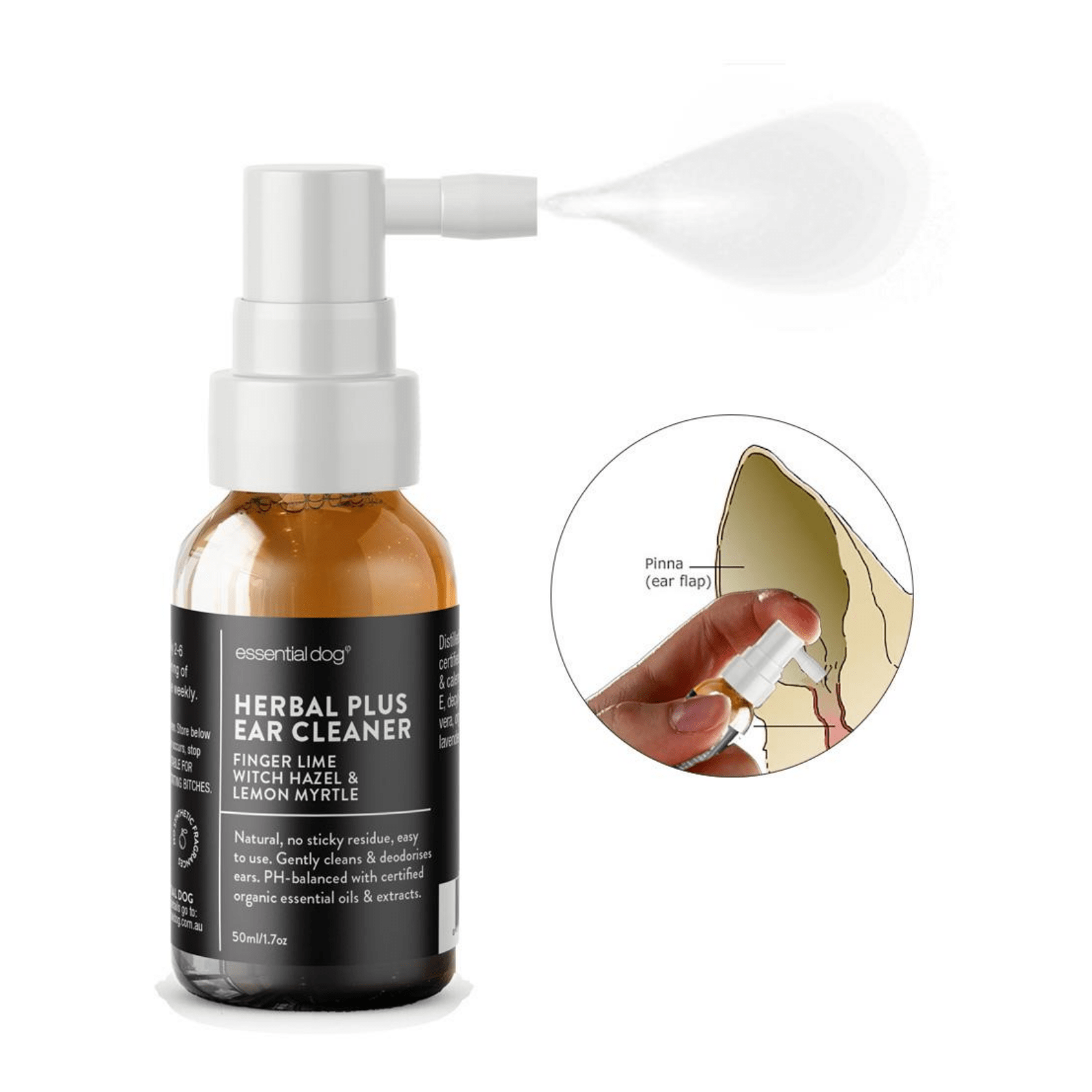 Essential oil dog ear hot sale cleaner